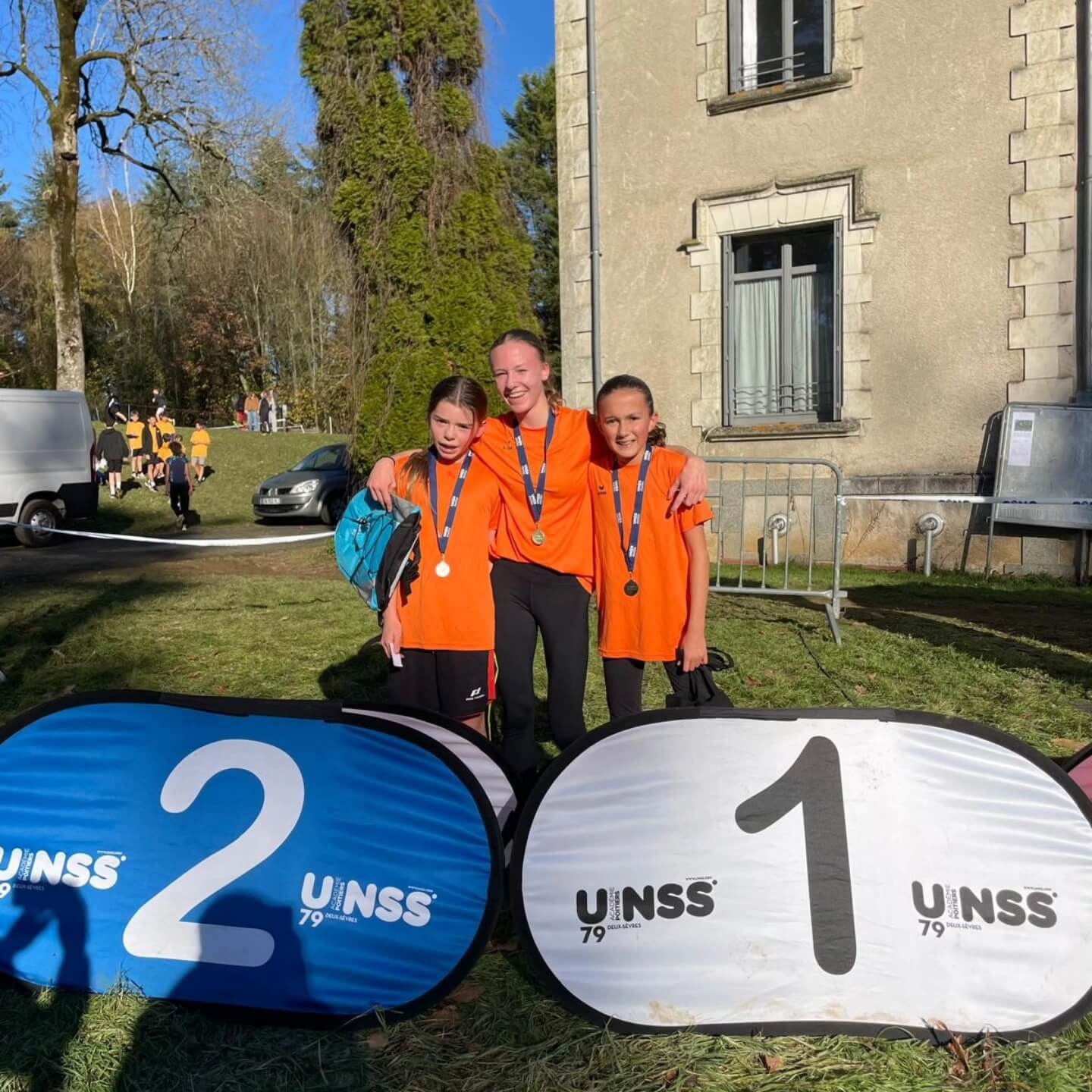 Excellents résultats du collège au cross UNSS départemental de Cerizay